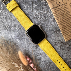 2506 Apple Watch エルメス イエロー ジョーヌ 黄色 レザー