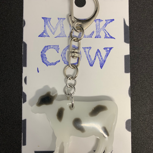 牛キーホルダー（小） その他アクセサリー milk__cow 通販