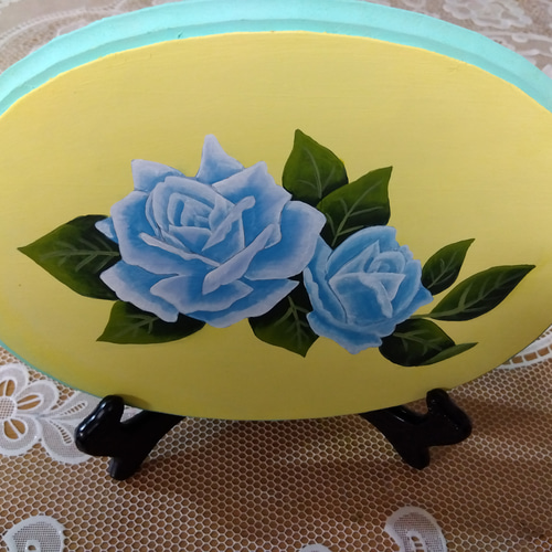 永遠に咲く薔薇トールペイント その他アート ローズパンダオリジナル