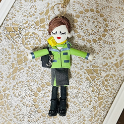 ベル様リクエストオーダー❤️ハンドメイド♡ドールチャーム ドールチャーム ルルベちゃん受注製作 バッグチャーム shinpoke