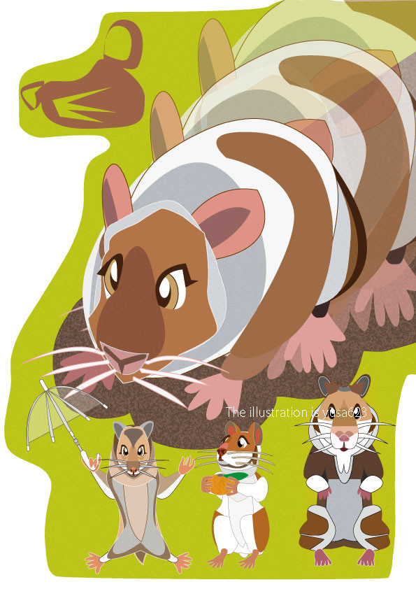 田舎のネズミ園 ハムスター勢ぞろい