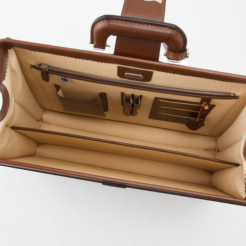 銀座タニザワ レザー バッグ グレンライン ダレス バッグ 大  