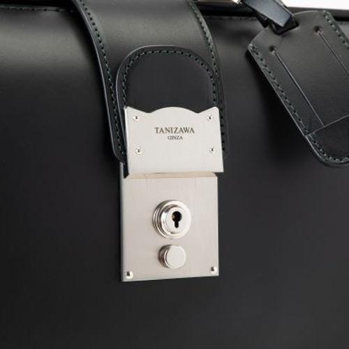 銀座タニザワ レザー バッグ グレンライン ダレスバッグ (小