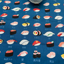 エコバッグ　可愛いお寿司柄　 7枚目の画像