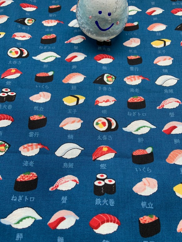 エコバッグ　可愛いお寿司柄　 7枚目の画像
