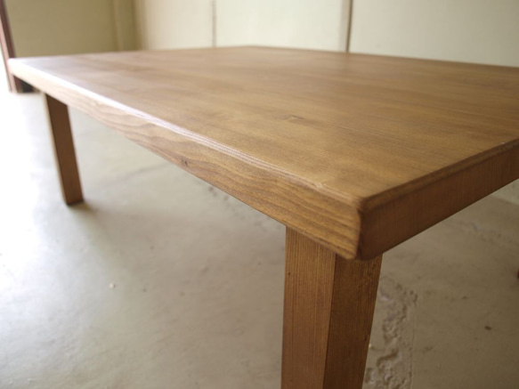 シンプルだけど存在感のある無垢モミの木ローテーブルリビングテーブルソファーテーブル001 7枚目の画像
