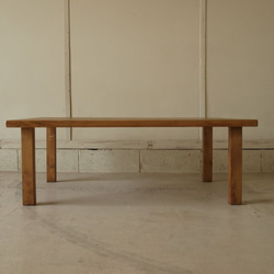 シンプルだけど存在感のある無垢モミの木ローテーブルリビングテーブルソファーテーブル001 2枚目の画像