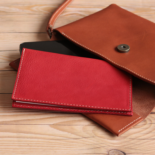 柔らか本革ノートカバー お薬手帳カバー A6 栃木レザー ソフト