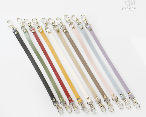 レザー ストラップ ベージュ ゴールド金具 pony40SP】エクルベージュ＊グレージング・ベージュレザー