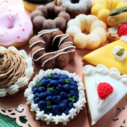 『Creema限定』SweetsParty ケーキやドーナツのアイシングクッキー缶 ※白砂糖不使用　身体に優しい 10枚目の画像
