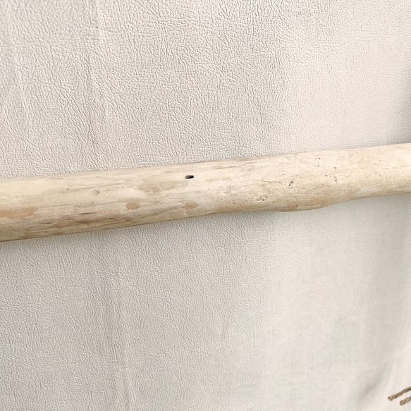 オホーツク流木　鏃(やじり)型の男前ハンガー　S字　ゴールド 8枚目の画像