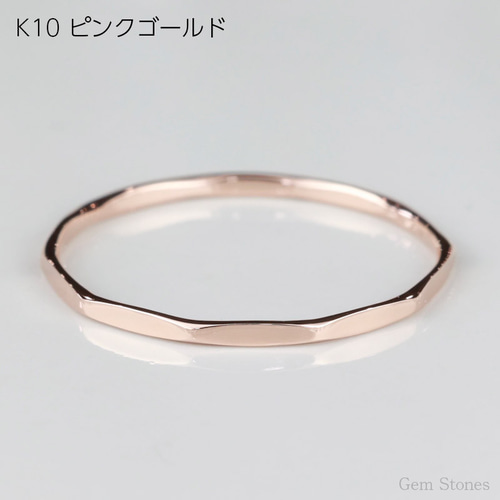 K10華奢リング】FINE RING K10 イエローゴールド ピンクゴールド K10華奢リング】FINE RING K10 イエローゴールド ピンクゴールド