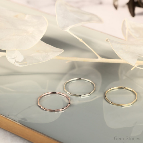 K10華奢リング】FINE RING K10 イエローゴールド ピンクゴールド K10華奢リング】FINE RING K10 イエローゴールド ピンクゴールド