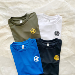 受注制作【送料無料】sportsTシャツ オーダー名前入れ 名入れ チームTシャツ スポーツTシャツ 10枚目の画像