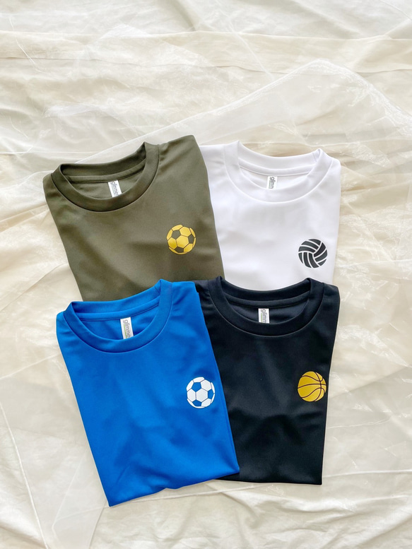 受注制作【送料無料】sportsTシャツ オーダー名前入れ 名入れ チームTシャツ スポーツTシャツ 10枚目の画像