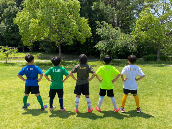 受注制作【送料無料】sportsTシャツ オーダー名前入れ 名入れ チームTシャツ スポーツTシャツ 1枚目の画像