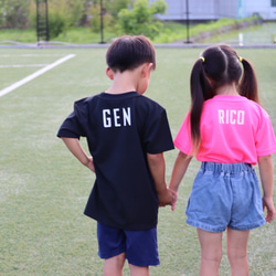 受注制作【送料無料】sportsTシャツ オーダー名前入れ 名入れ チームTシャツ スポーツTシャツ 3枚目の画像