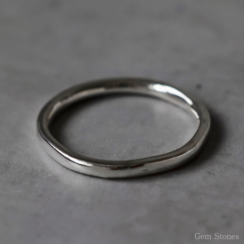 silver Ring】Attra Un シルバーリング シルバー950 艶 ペア silver Ring】Attra Un シルバーリング シルバー950 艶 ペア