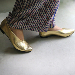 精選【大人的強調色！ 】金色真皮高跟鞋❄︎日本製❄︎ 第5張的照片