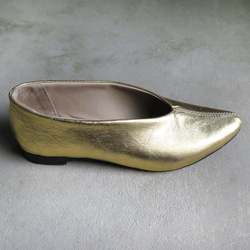 精選【大人的強調色！ 】金色真皮高跟鞋❄︎日本製❄︎ 第7張的照片