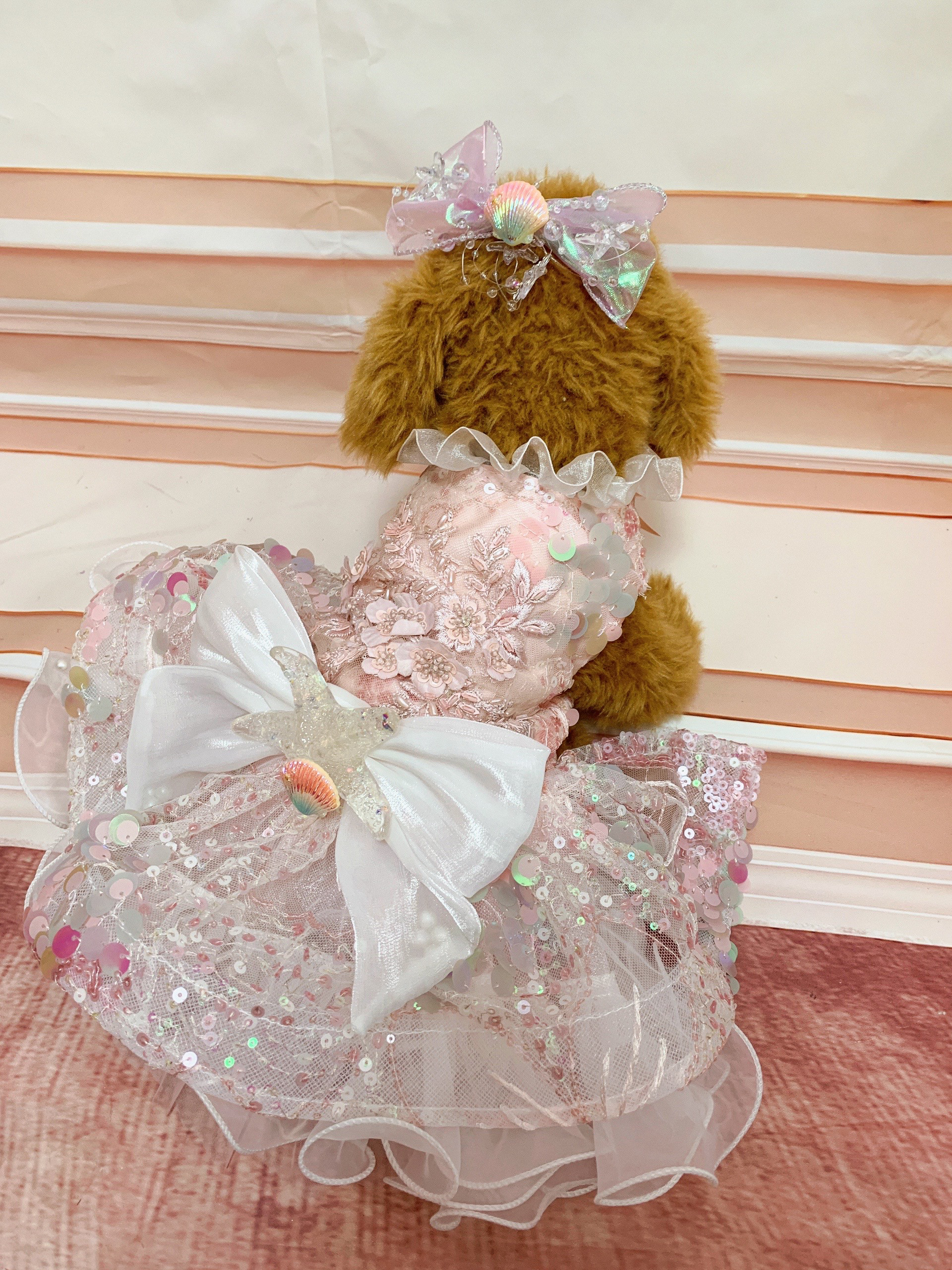 犬猫うさちゃん服　マーメイドの舞踏会ドレス