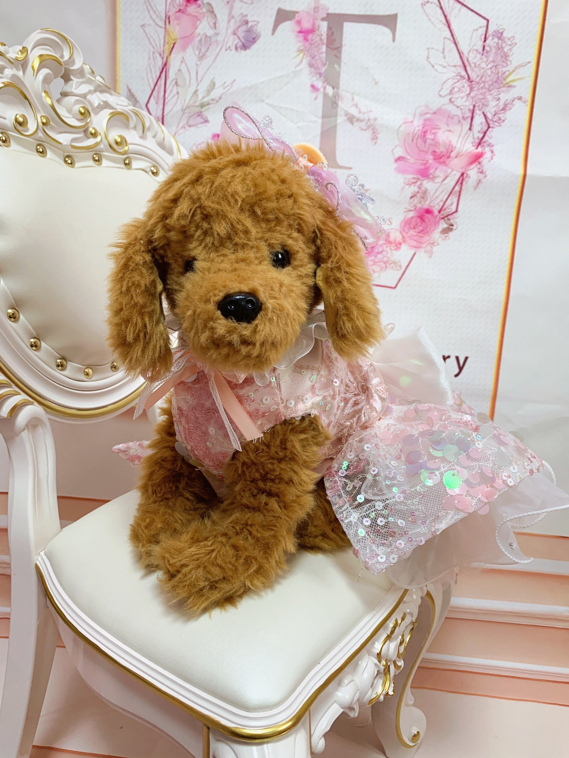 犬猫うさちゃん服　マーメイドの舞踏会ドレス