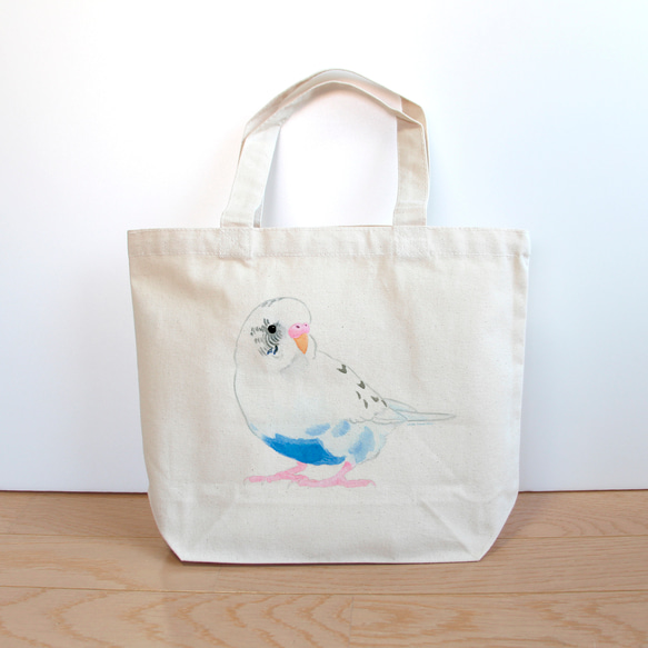 p-jet セキセイインコ 白ハルクイン の ミニバッグ / サブバッグ / 鳥