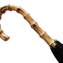 CLASSICO 完全遮光 刺繍　晴雨兼用　遮光100% 日傘　かわず張り　二重張り 麻混 プレゼント 6枚目の画像