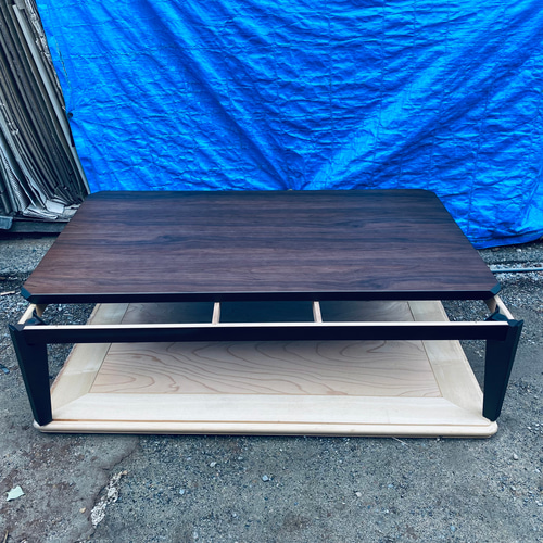 国産おしゃれリビングこたつ150・ヒーター付き 高級 国産 こたつテーブル 長方形 150 × 85 cm おしゃれ 2WAY