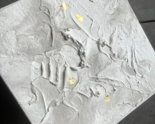 テクスチャーアート 30×30㎝ モダン 絵画 抽象画 アートパネル