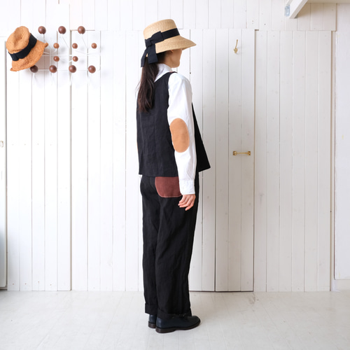 HENRY ROBINSON フレンチリネン×シェットランドウールパンツ