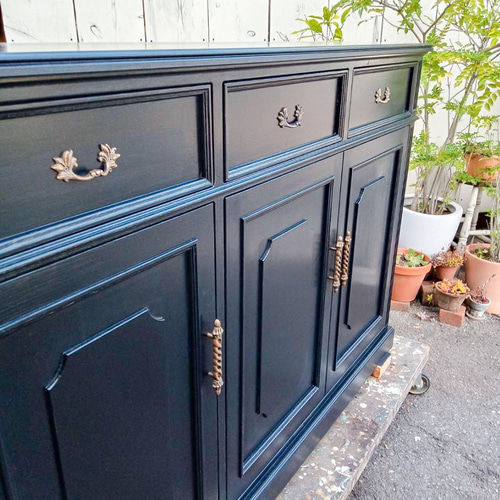 フランスアンティーク家具 アンティークキャビネット サイド