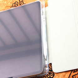 【全機種対応】幸運の白ガネーシャ iPad Pro・Air・mini ケース Apple Pencil 収納可能スタンド 10枚目の画像