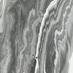 【フロイドアート ポーリングアート 絵】パネル画 インテリア 美術 アクリル グレー 白黒 10枚目の画像