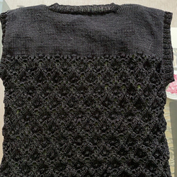 黒サマーセーター 3枚目の画像