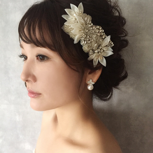 フランス　アンティーク　ヘッドドレス Cross Lace Headdress by Angelic Pretty