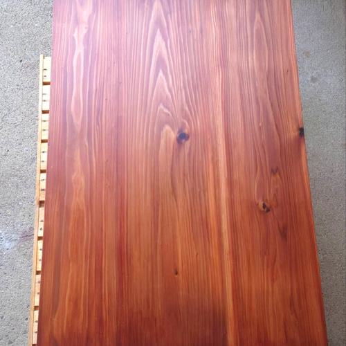 スギとパインの文机 机・デスク michi_tail woodwork 通販 16116300