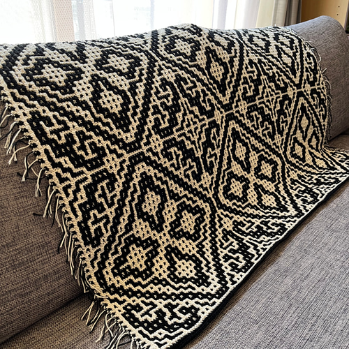 ラグ　マルチカバー　総柄 ラグ マルチカバー 総柄