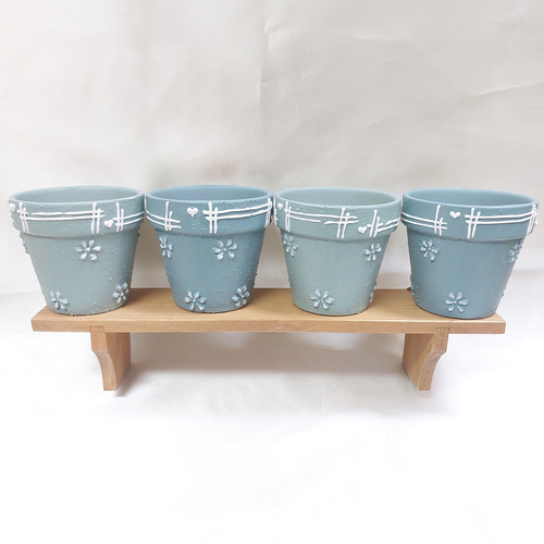 リメイク鉢 リメ鉢 2.5号鉢4点セット A-8 多肉植物 Felice piu + リメイク鉢 リメ鉢 2.5号鉢4点セット A-8 多肉植物 Felice piu +