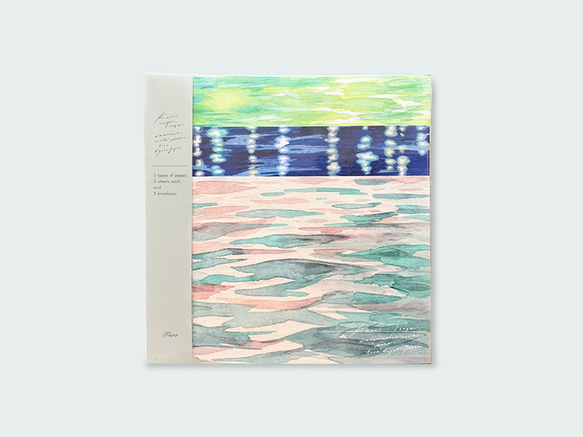 B7 紙箋セットC(水面) 封筒・便せん Turr - KAORI TSUGE 通販 16116901｜Creema(クリーマ)
