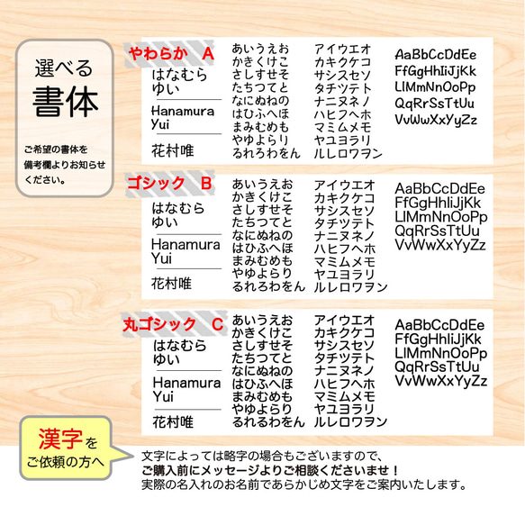 お昼寝布団のアイロンお名入れ名前シール　おなまえシール　（ラッコ 2面）　　　 7枚目の画像