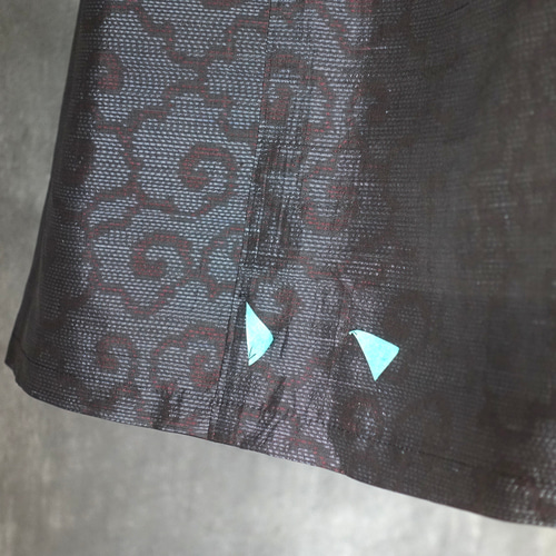 感謝の¥5000off＊【一点モノ】大島紬 着物リメイク ギャザー スカート