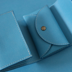 【本革の新しいコンパクト財布】wrap2.1 効率よく使える手のひらサイズのウォレット 2枚目の画像