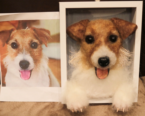 オーダー製作 うちのワンちゃん ギフト メモリアル 羊毛フェルト