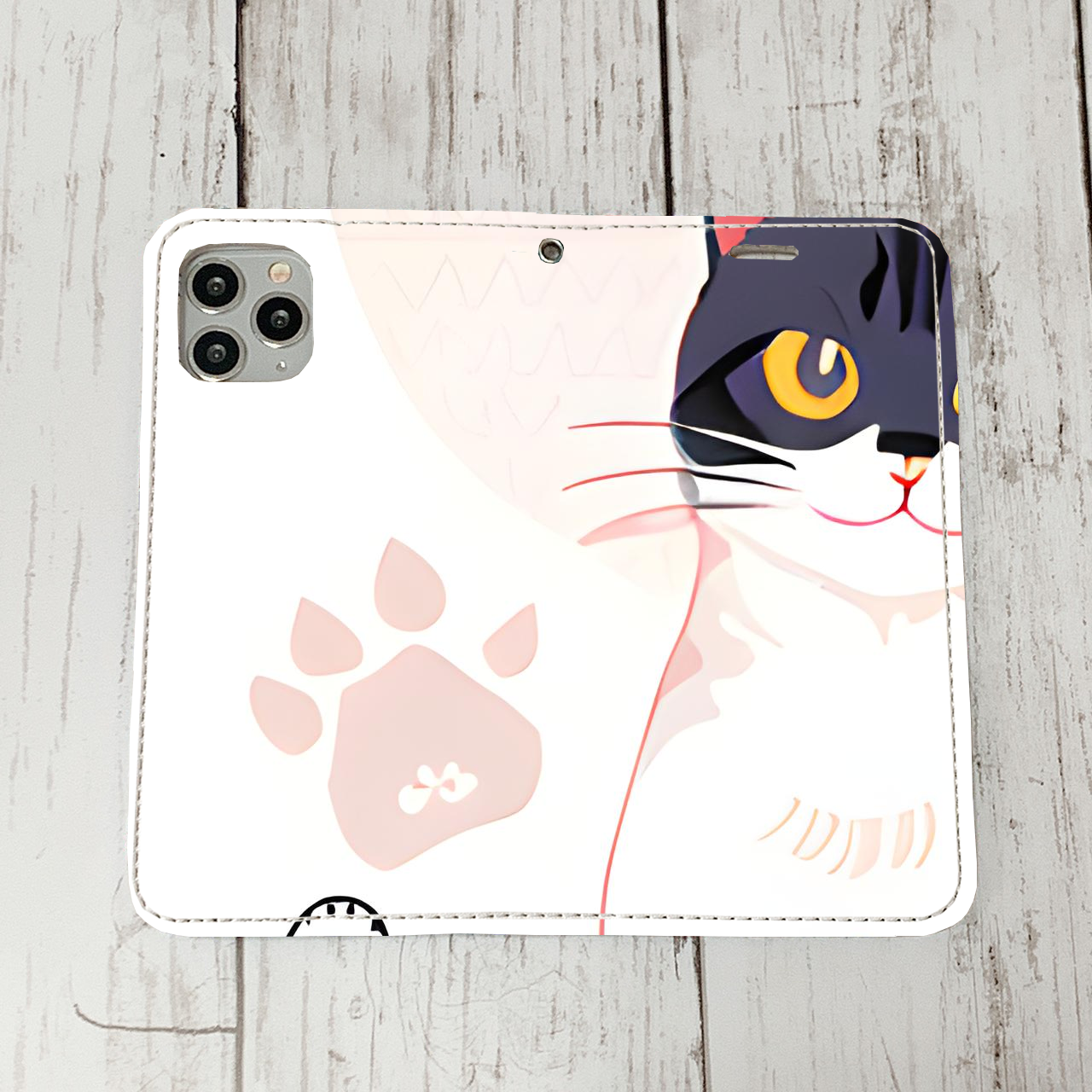 iphoneケース1-3-12 iphone 手帳 ねこ・猫・ネコ 箱1 かわいい アイフォン iface        Ω