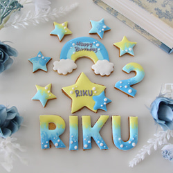 誕生日　【アイシングクッキー】　女の子　ハート　ピンク　オーダー　セット 6枚目の画像