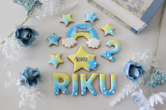 誕生日　【アイシングクッキー】　女の子　ハート　ピンク　オーダー　セット 6枚目の画像