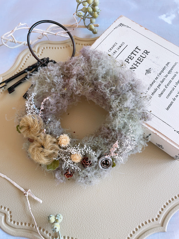 スモークツリーのリース 6163 フラワー・リース 