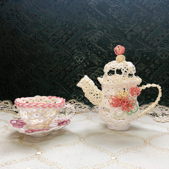 水引細工 薔薇のお茶会 その他置物 myrtle 1969 通販 16118542｜Creema