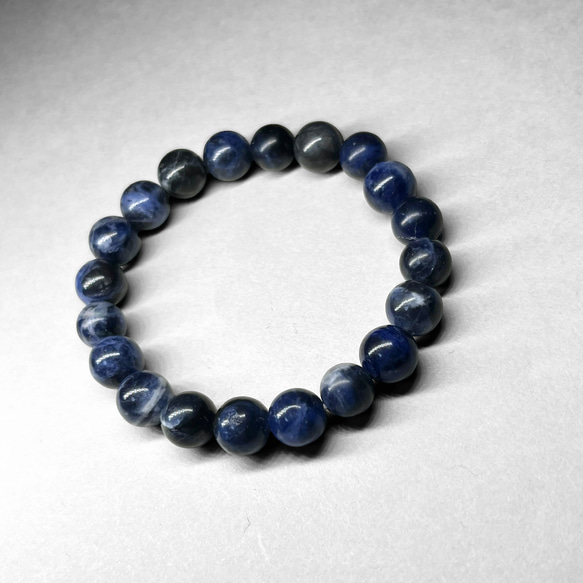 sodalite bracelet：mat / ソーダライトブレスレット ( マット ) 8mm A 2枚目の画像